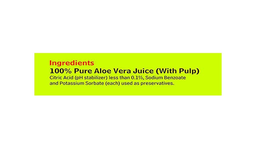 Baidyanath Aloe Vera Juice With Pulp   Bottle  1000 millilitre